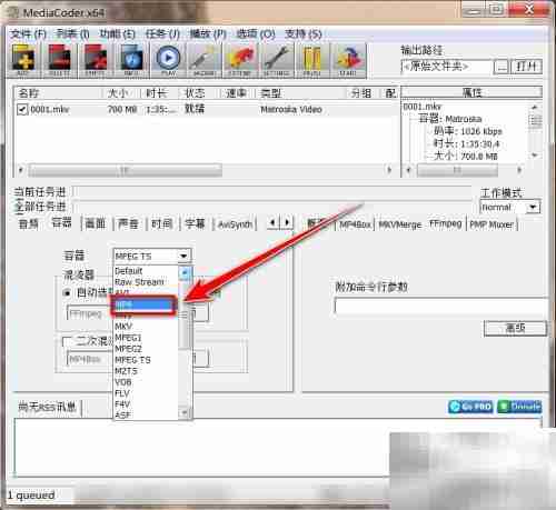 MKV无损转MP4技巧