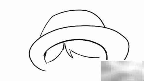 大眼睛小女孩简笔画