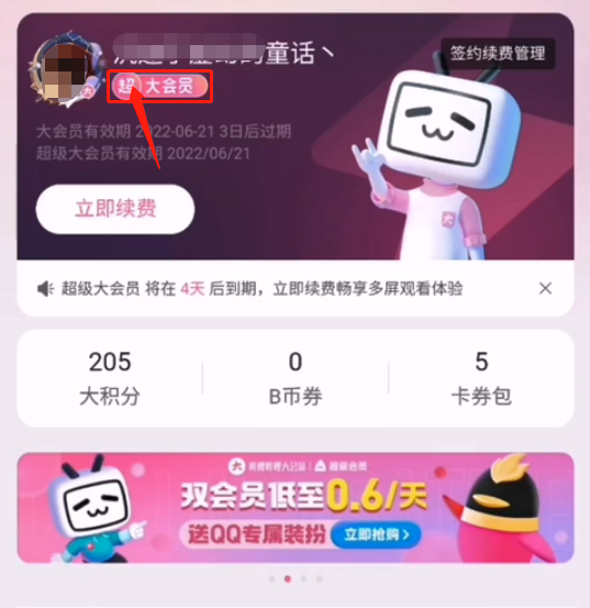 哔哩哔哩超级大会员有什么用