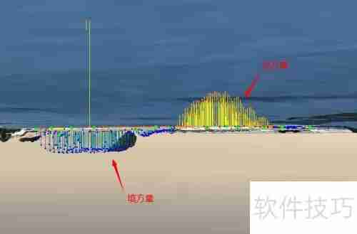 三维影像图上任意多边形土方量计算方法
