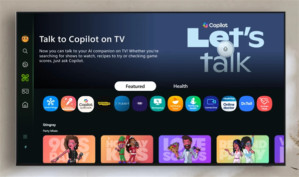 微软官宣！Copilot将登陆三星电视和显示器：有了超可爱形象