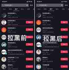 抖音拉黑对方对方能看到什么显示