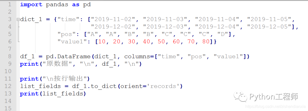 Python-科学计算-pandas-14-df按行按列进行转换
