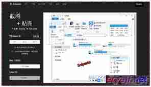 Snipaste截图后怎样添加文字水印