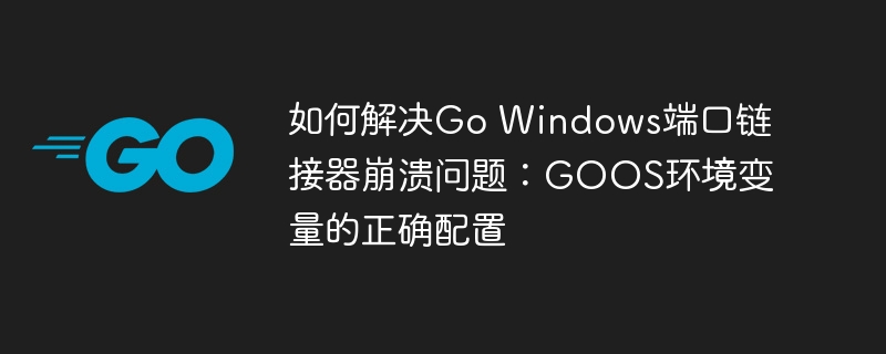 如何解决Go Windows端口链接器崩溃问题：GOOS环境变量的正确配置