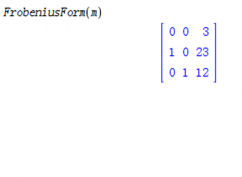 Maple计算方形矩阵实例解析