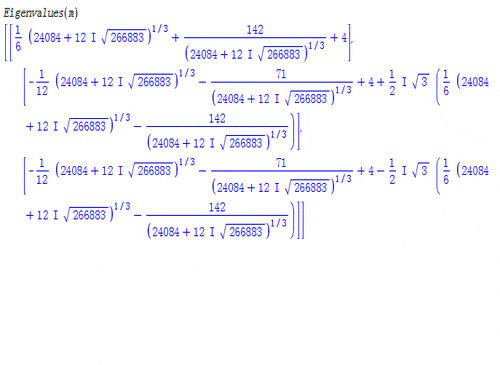 Maple计算方形矩阵实例解析
