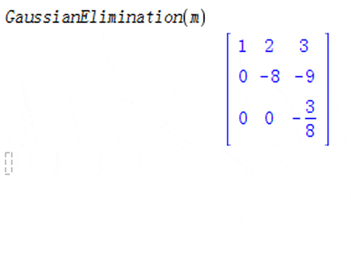 Maple计算方形矩阵实例解析