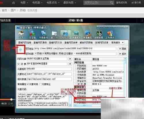如何提取网页视频源地址