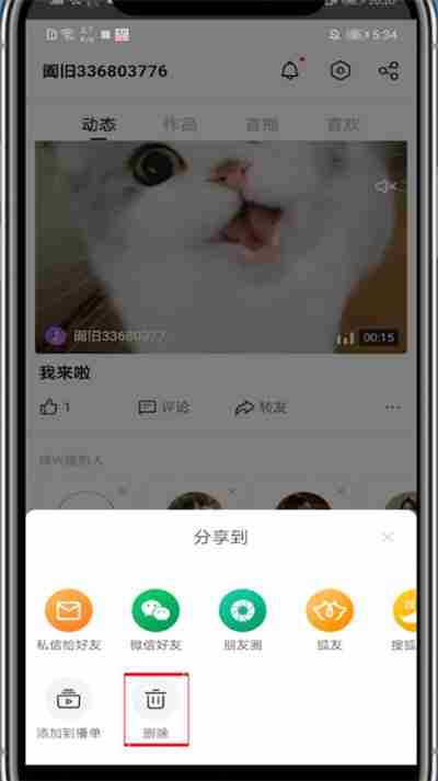 搜狐视频怎么删除自己的作品