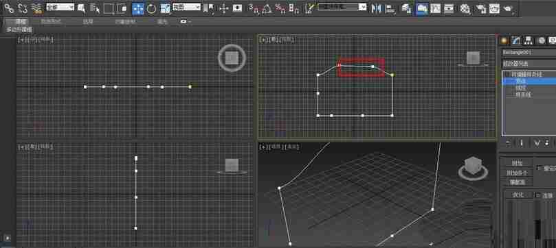 3Ds MAX线条如何添加顶点并编辑