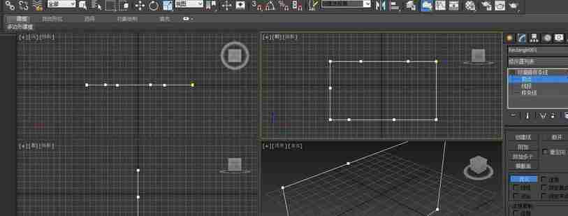 3Ds MAX线条如何添加顶点并编辑