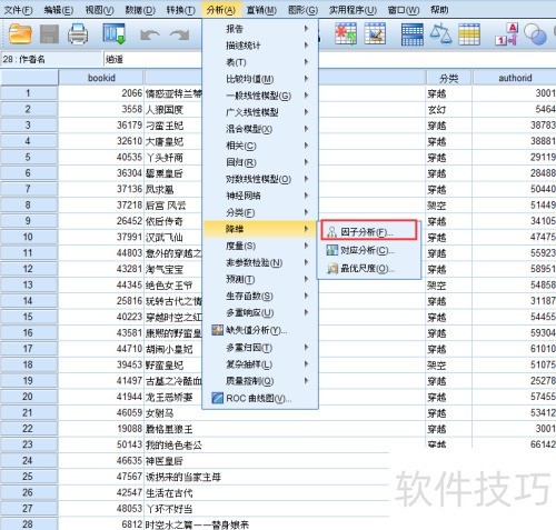 SPSS因子分析快速入门