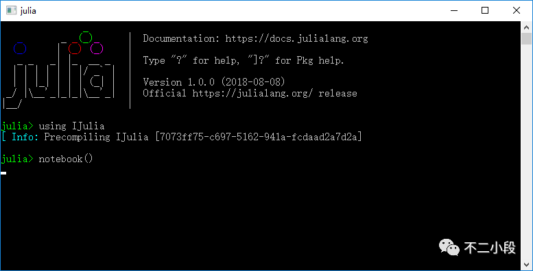 Julia in Jupyter——在Notebook中配置使用Julia语言