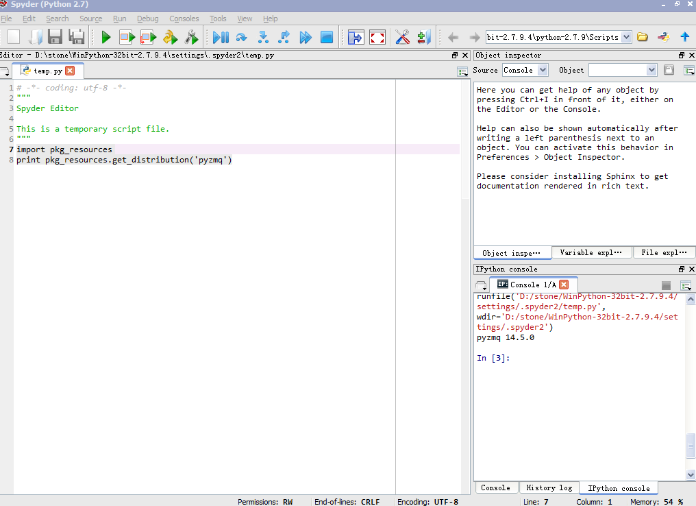 在XP上安装WinPython最新版本
