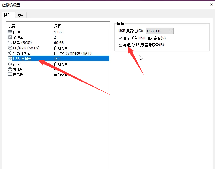 win10怎么和虚拟机共享蓝牙？win10和虚拟机共享蓝牙的简单方法