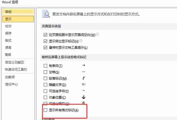 Word如何设置显示所有格式标记
