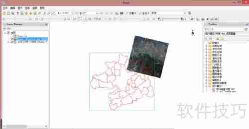 多个遥感影像图裁剪镶嵌为一个影像图的方法