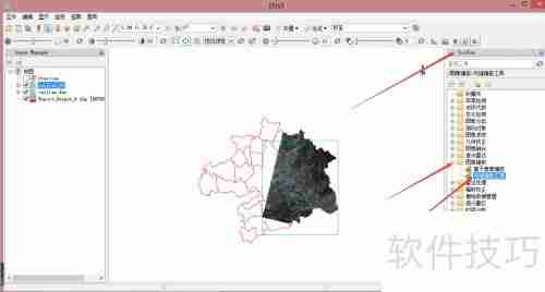 多个遥感影像图裁剪镶嵌为一个影像图的方法