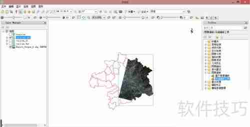 多个遥感影像图裁剪镶嵌为一个影像图的方法