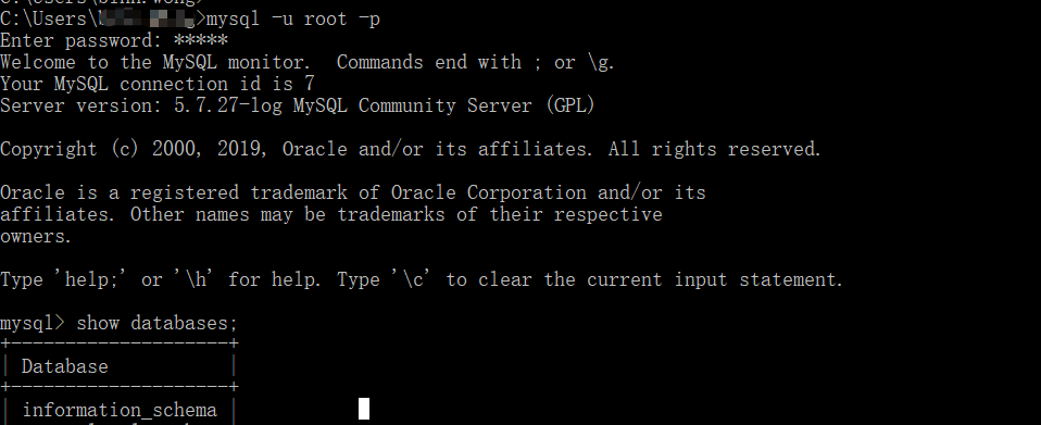 MySQL5.7 安装(win)