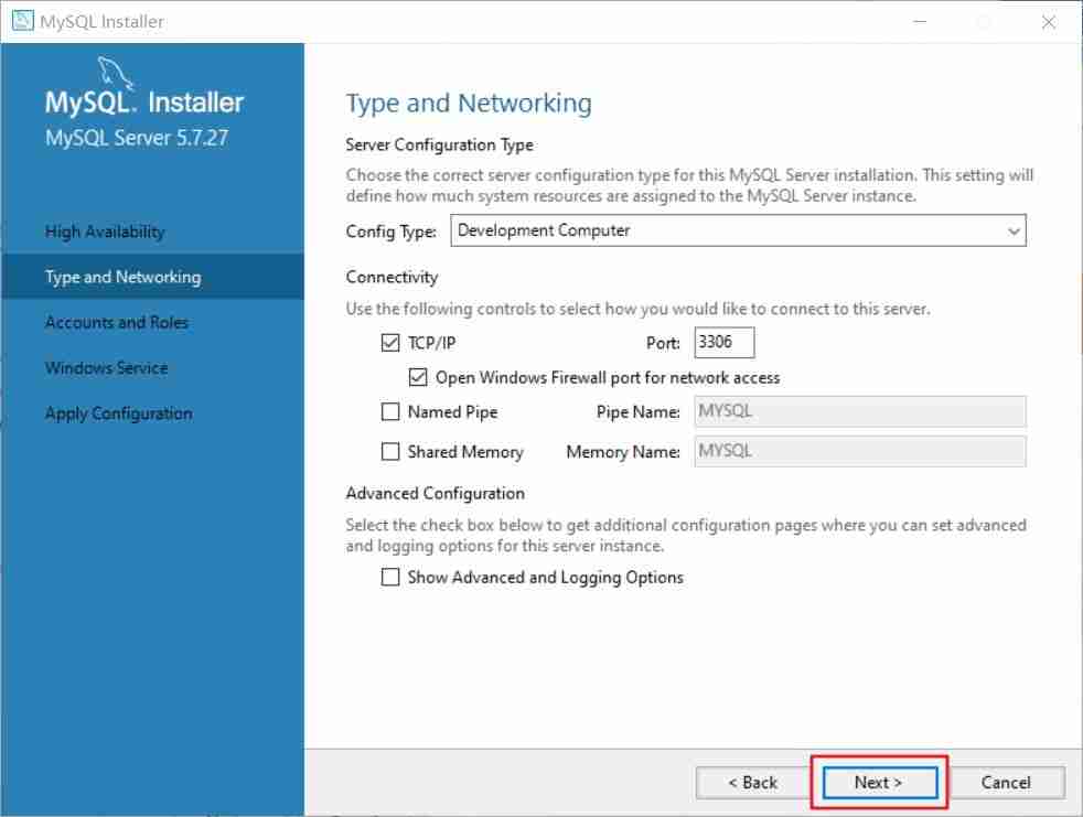 MySQL5.7 安装(win)