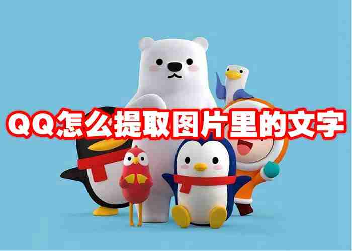 QQ怎么提取图片里的文字