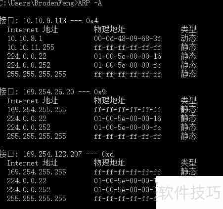 arp命令使用教程：查询与修改ARP缓存