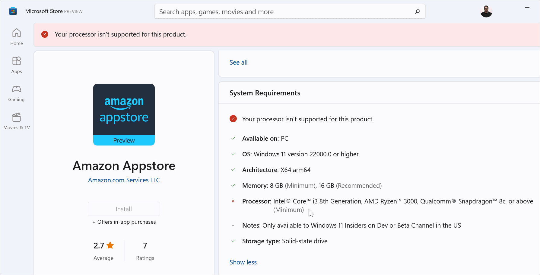 怎么在Windows 11上安装Android应用程序？
