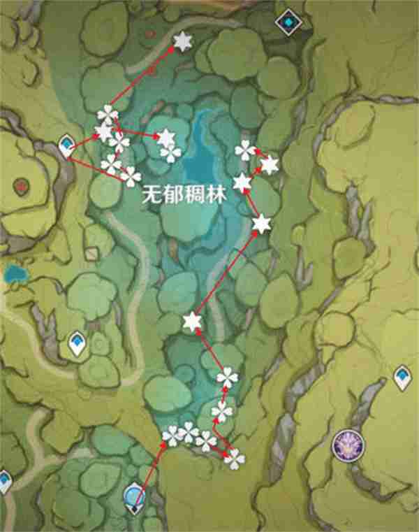 原神树王圣体菇采集路线攻略