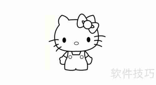Hello Kitty简笔画轻松学