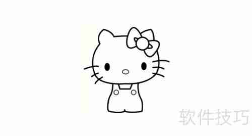 Hello Kitty简笔画轻松学