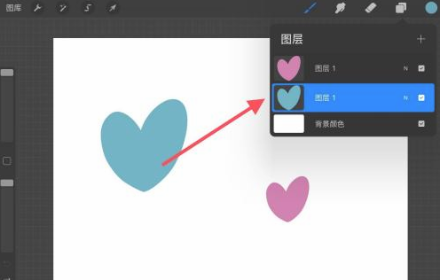 procreate图层怎么复制到另一个画布上