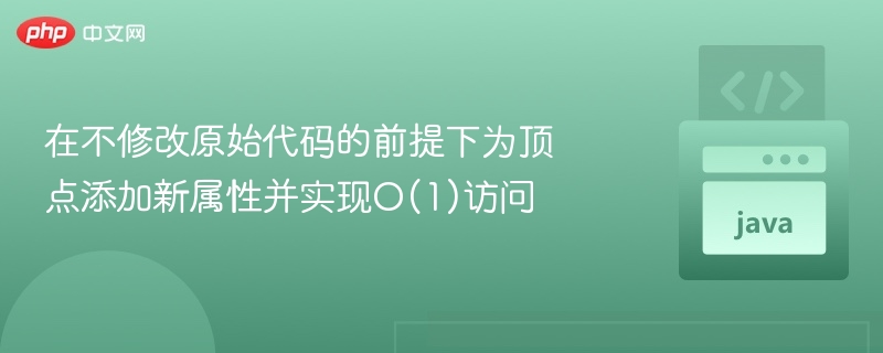 在不修改原始代码的前提下为顶点添加新属性并实现O(1)访问