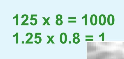 巧算3.2×0.25×1.25的简便方法