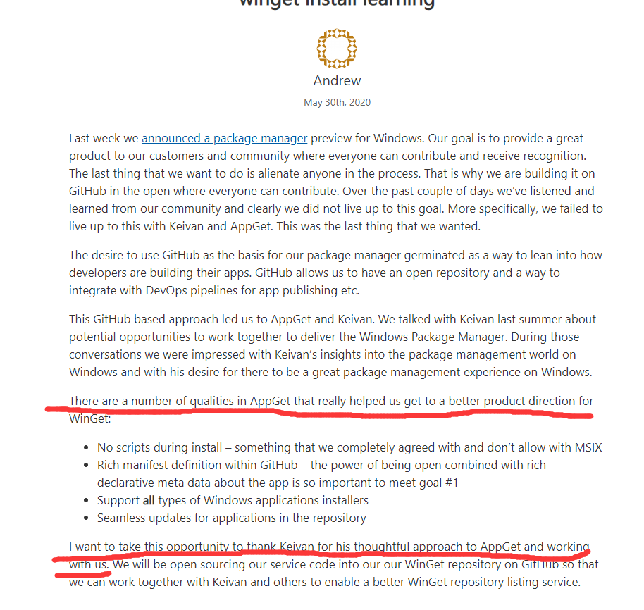 开源项目AppGet 作者：大厂“套取”了我的方案后把我扔到了一边