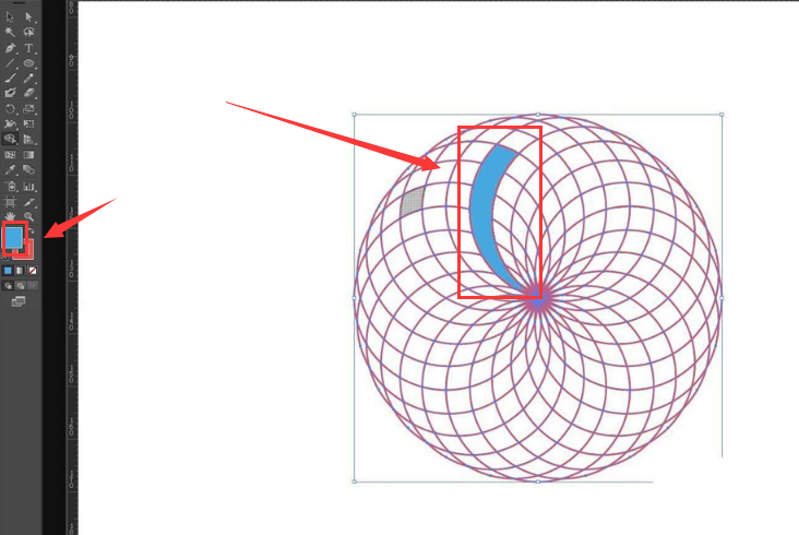 ai怎么制作海浪logo图标