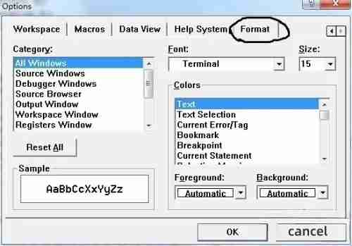 vc++6.0怎么调整字体？vc++6.0调整字体的方法