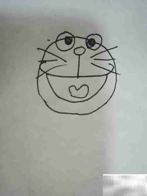 大眼睛叮当猫绘画教程