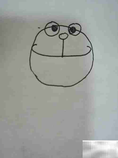 大眼睛叮当猫绘画教程