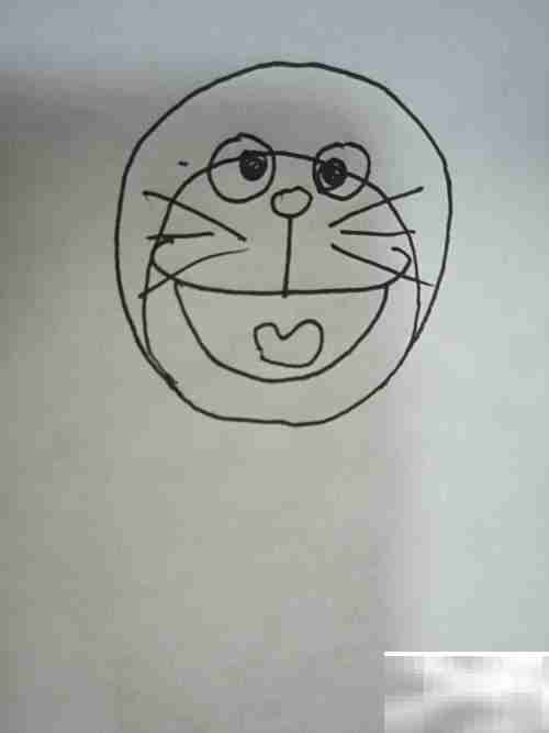 大眼睛叮当猫绘画教程