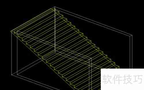 天正建筑2014绘制直线梯段教程