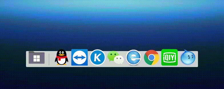 Windows变成苹果系统菜单栏只需要3.1M的它