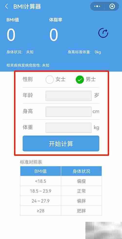 BMI计算方法一文看懂
