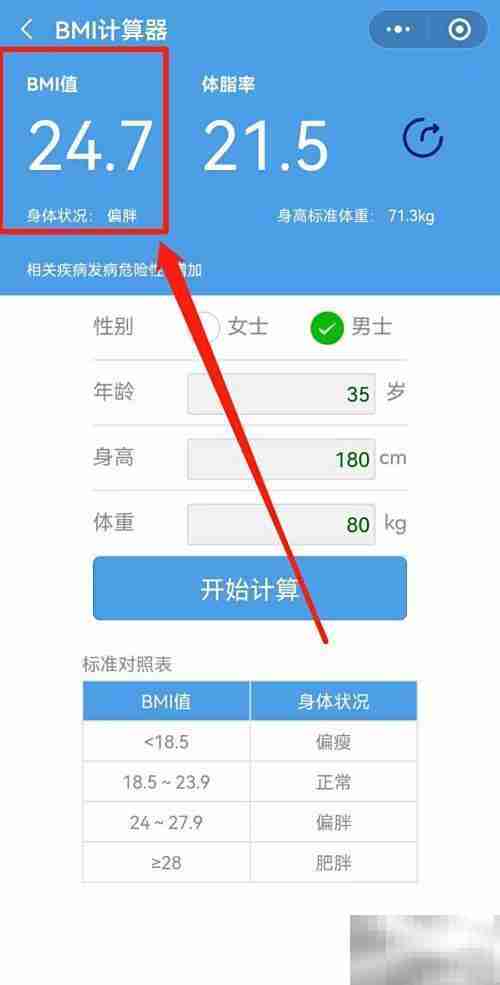 BMI计算方法一文看懂
