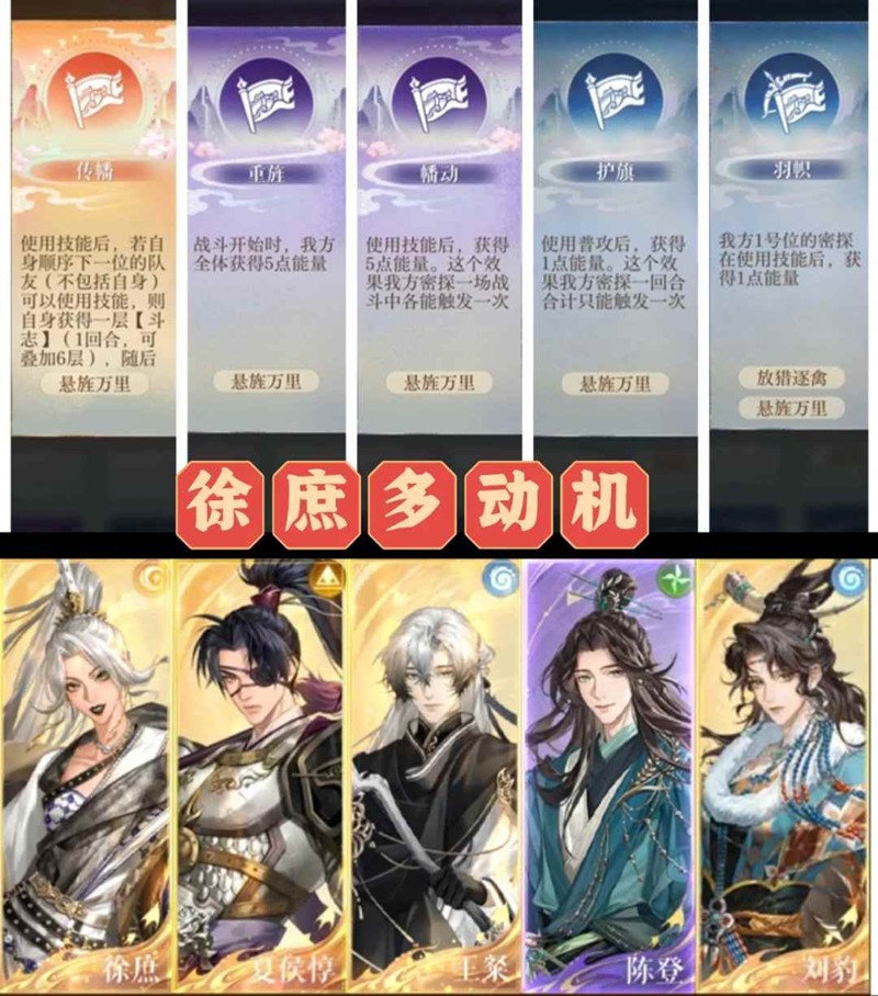 如鸢崖间阁打法攻略 徐庶配队多动机通关思路