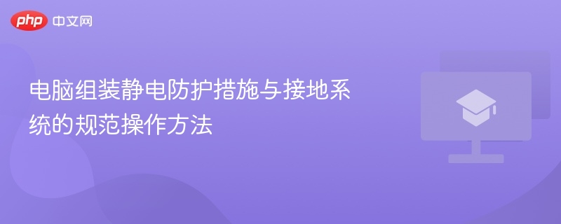 电脑组装静电防护措施与接地系统的规范操作方法