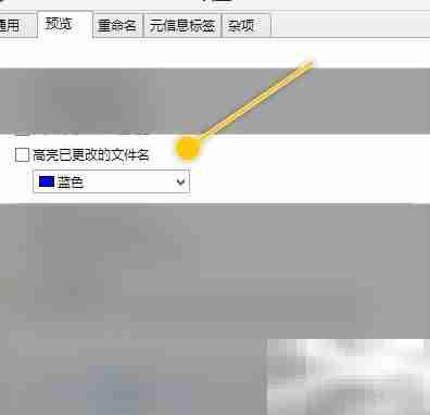 ReNamer高亮已改文件名设置