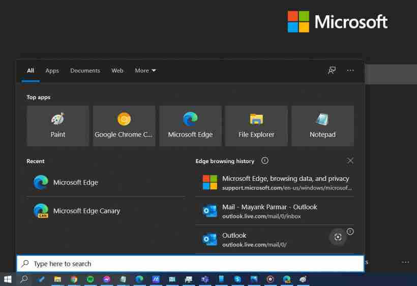 微软Edge浏览器测试与Win10/11整合数据 标签搜索到来